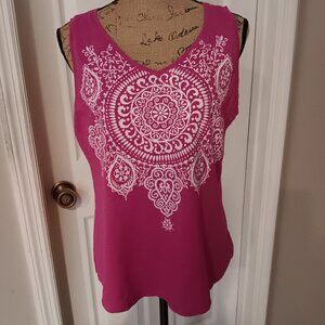Chico's The Ultimate Tee Ladies Tank Size 2